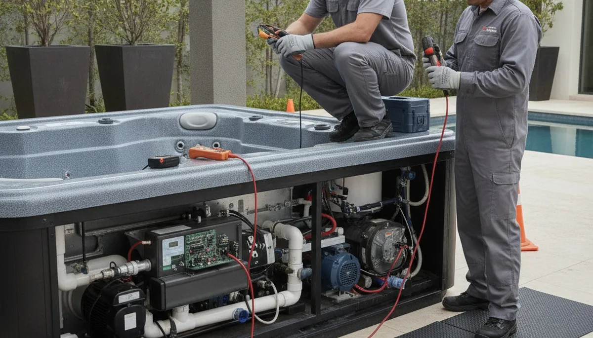 Spa repair service in Bradenton, FL for homes by local plumber on call